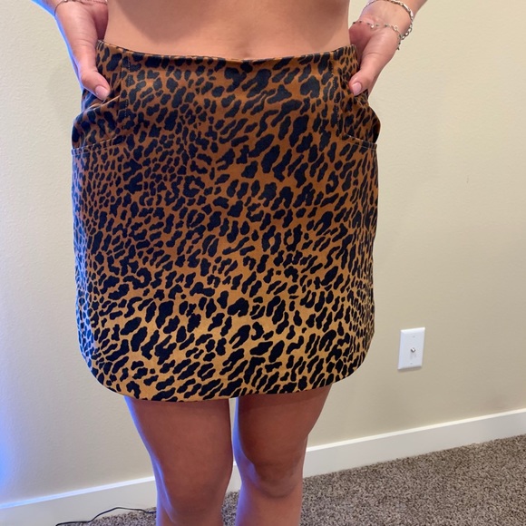 Cheetah Print Skirt! Worn once! - Picture 2 of 2